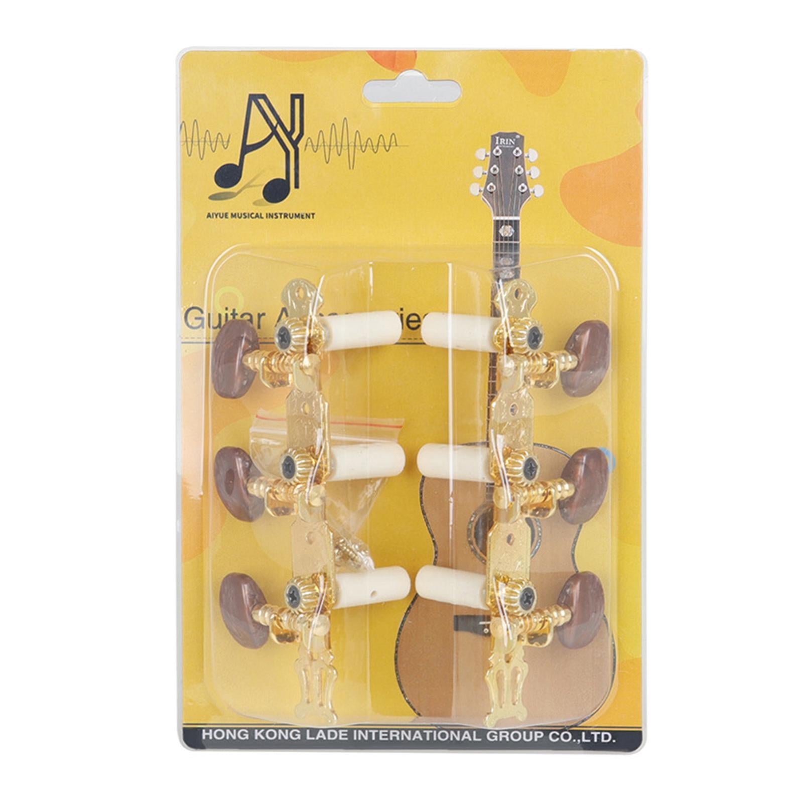 Metal Classic Guitar String Tuning Pegs Machine Heads Tuners Keys 3L + 3R