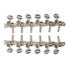 Guitar Tuning Pegs Chrome Plated 6L 6R String Tuner Button Guitar Accessory