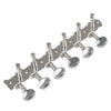 Guitar Tuning Pegs Chrome Plated 6L 6R String Tuner Button Guitar Accessory