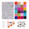 Glass Seed Bead Box Kit Spacer Beads Necklace Earrings Jewelry Making Supply