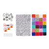 Glass Seed Bead Box Kit Spacer Beads Necklace Earrings Jewelry Making Supply