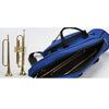 Concert Trumpet Carrying Case Waterproof Oxford Cloth Shoulder Strap Blue