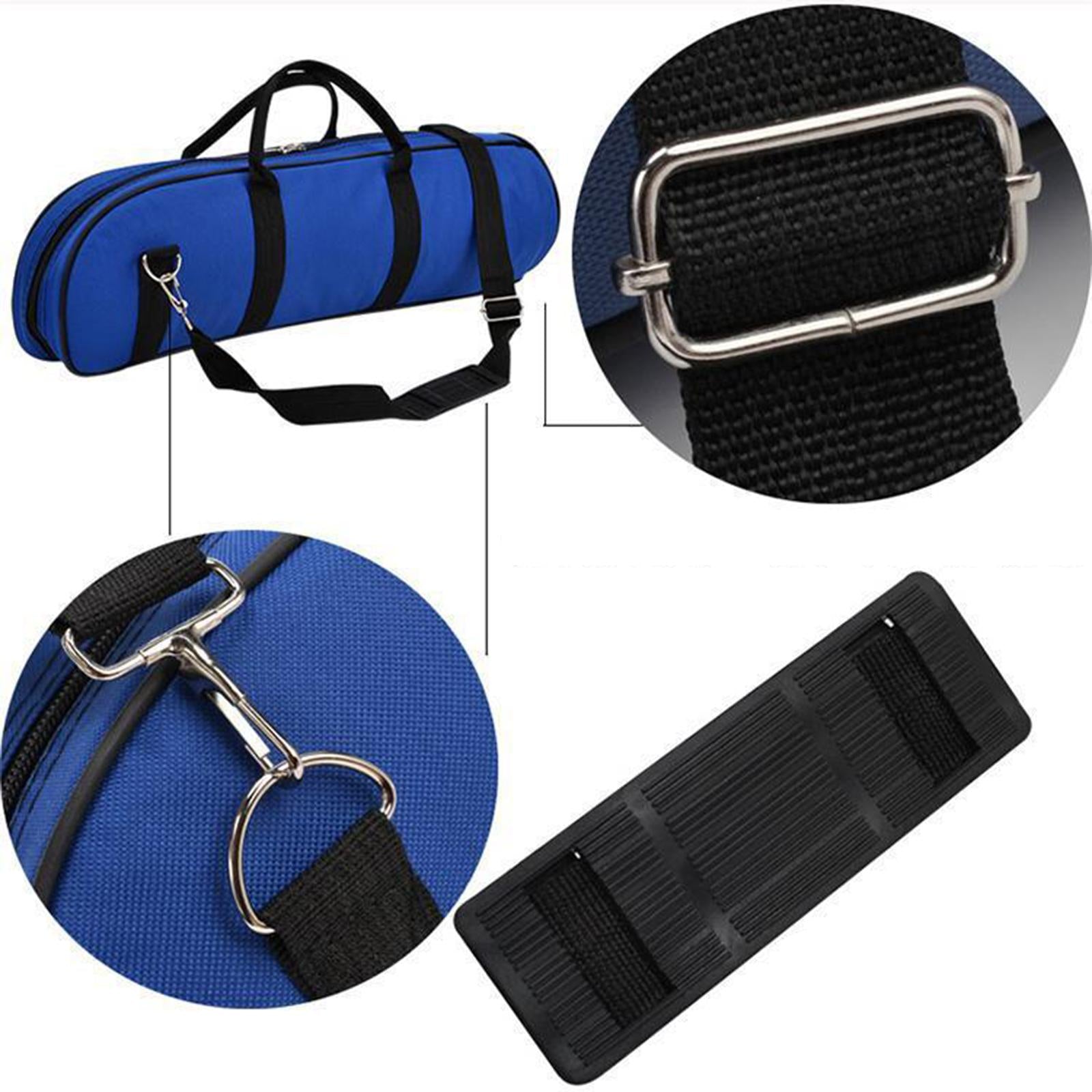 Concert Trumpet Carrying Case Waterproof Oxford Cloth Shoulder Strap Blue