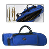 Concert Trumpet Carrying Case Waterproof Oxford Cloth Shoulder Strap Blue