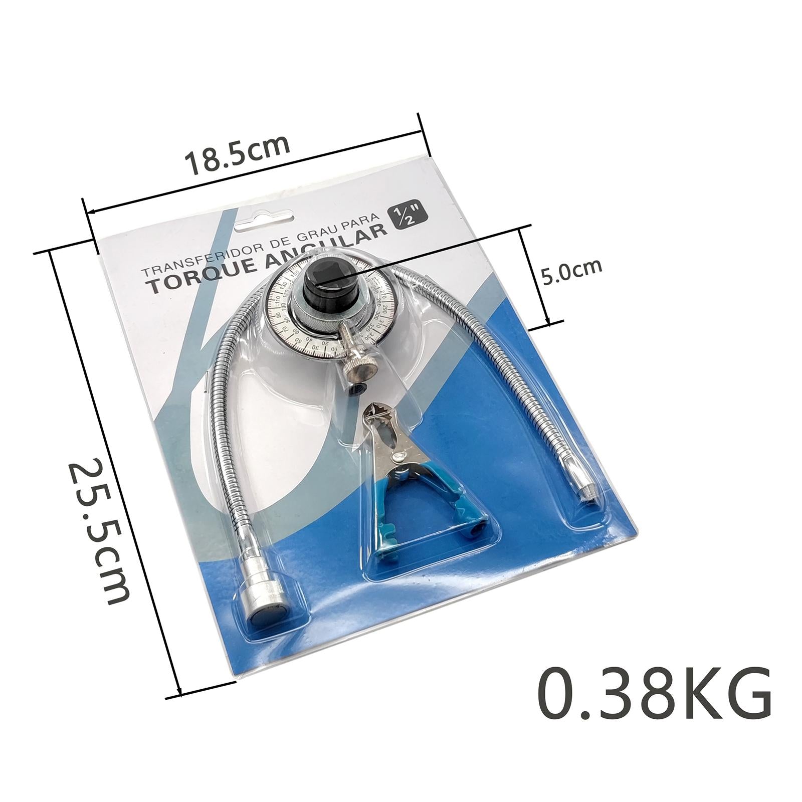 Torque Angle Meter Wrench Angle Gauge Flexible 20in Arm