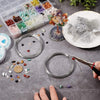 Irregular Chips Stone Beads Kit Jump Rings for DIY Crafts Jewelry Making