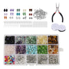 Irregular Chips Stone Beads Kit Jump Rings for DIY Crafts Jewelry Making