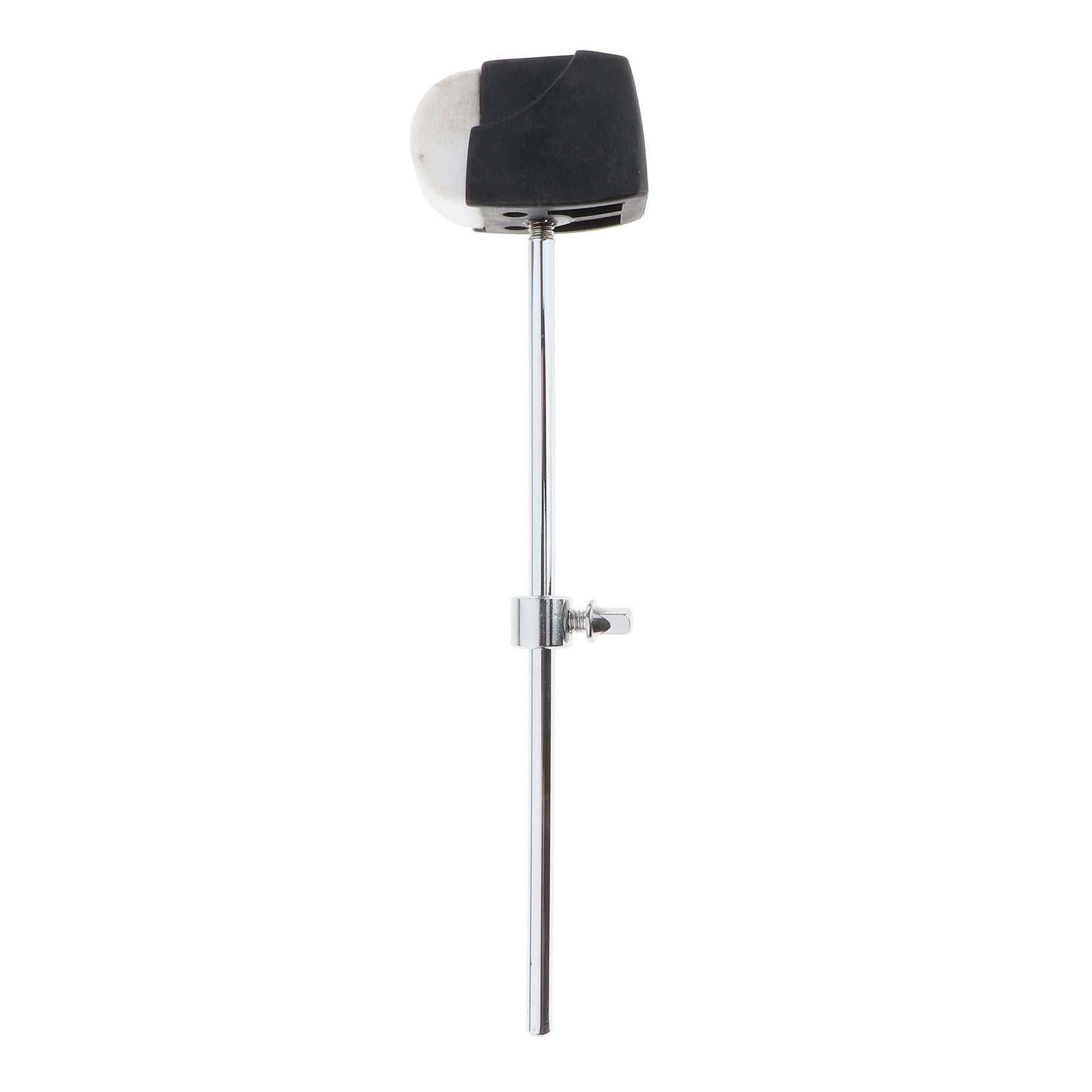 Felt Bass Drum Beater Kick Drum Mallet Hammer Head Stainless Handle Accs