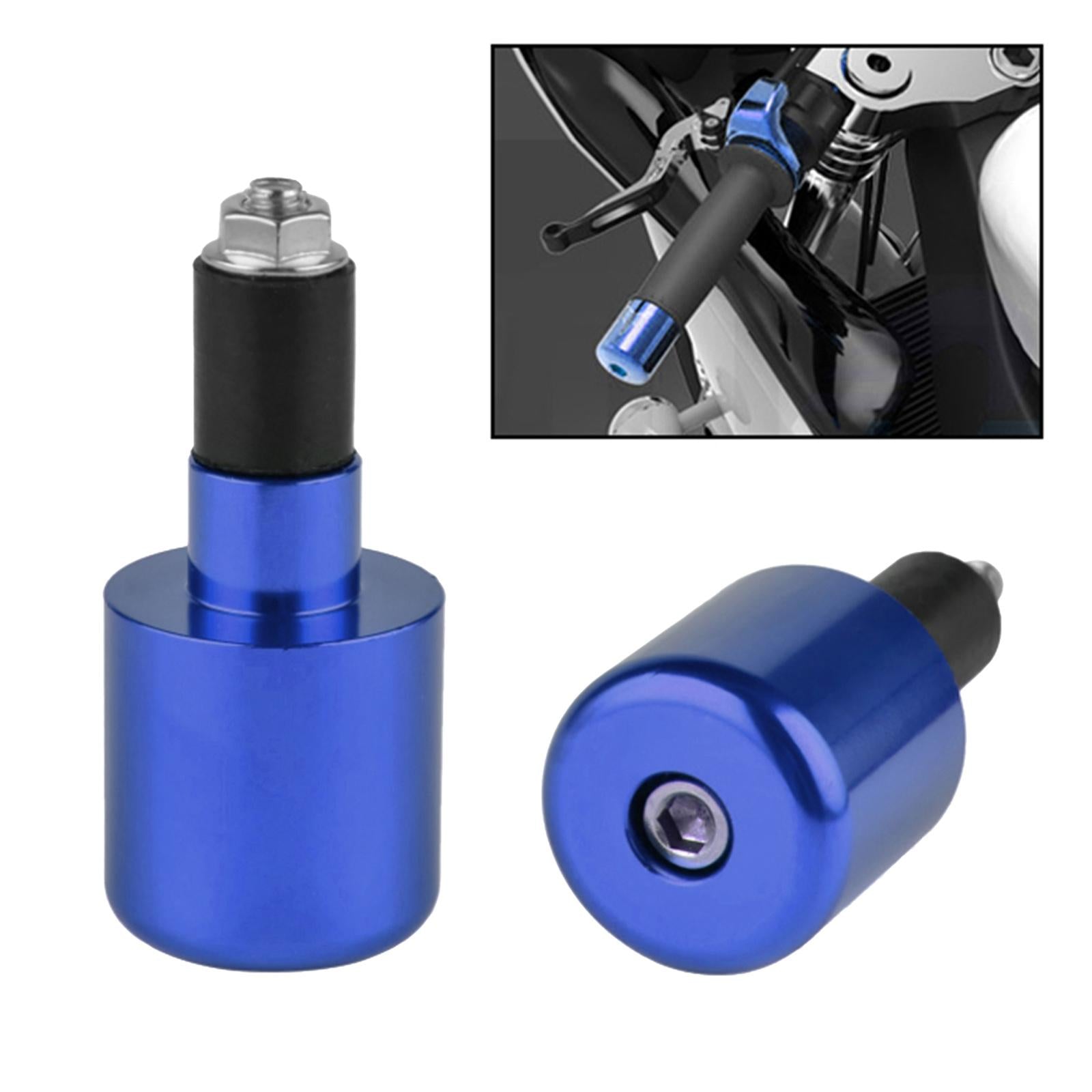 7 or 8" 22mm Motorcycle Handlebar Ends for Suzuki GSXR600 750 1000  Blue