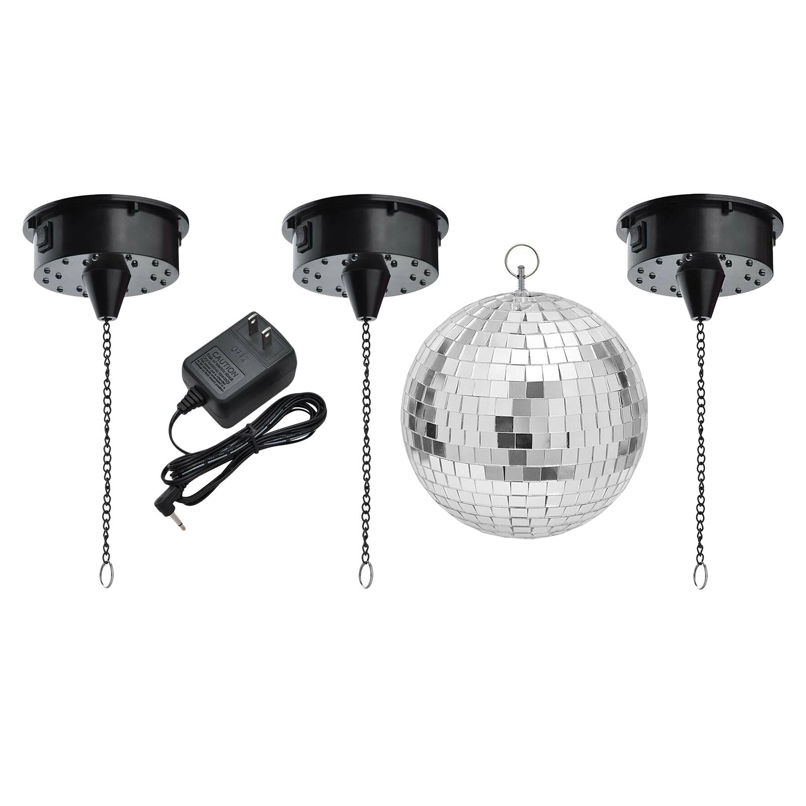 Rotating Mirror Disco Ball Motor Hanging DJ Mirror Reflection Ball Lighting with Ball