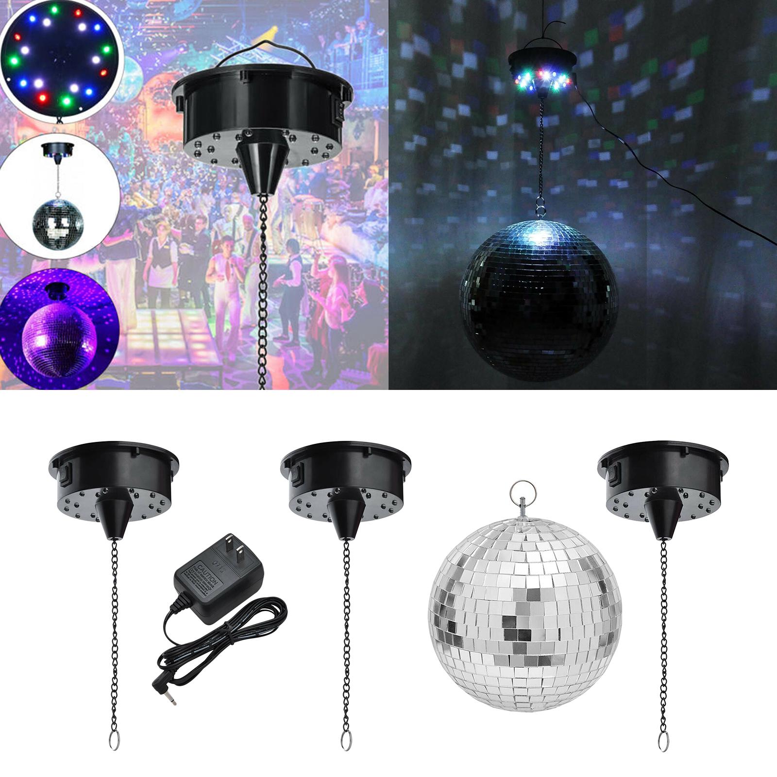 Rotating Mirror Disco Ball Motor Hanging DJ Mirror Reflection Ball Lighting with Ball