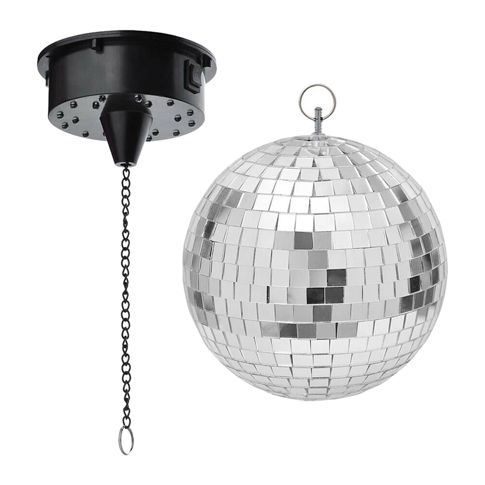 Rotating Mirror Disco Ball Motor Hanging DJ Mirror Reflection Ball Lighting with Ball