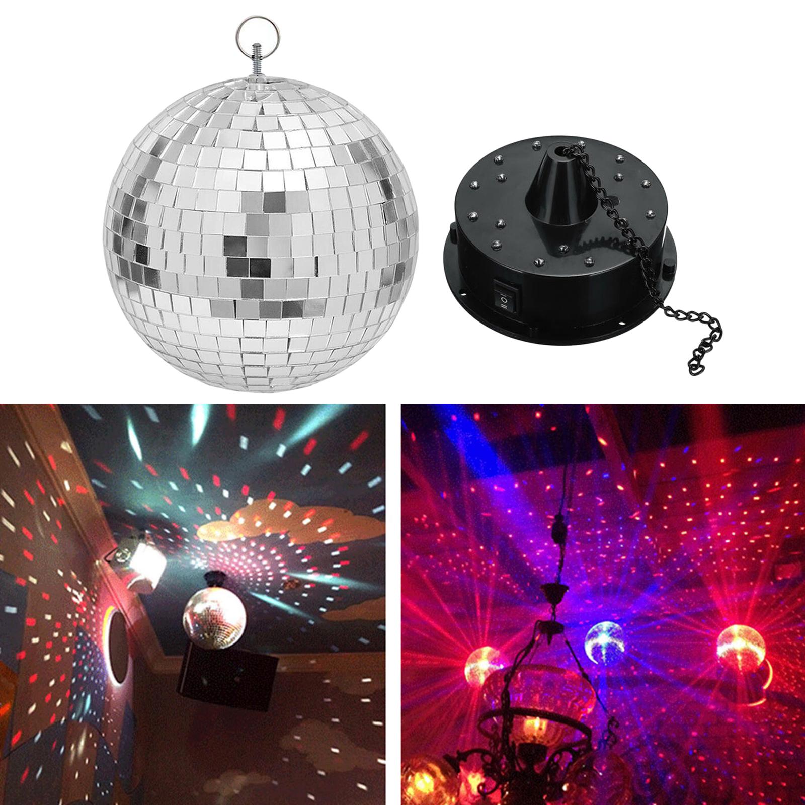 Rotating Mirror Disco Ball Motor Hanging DJ Mirror Reflection Ball Lighting with Ball