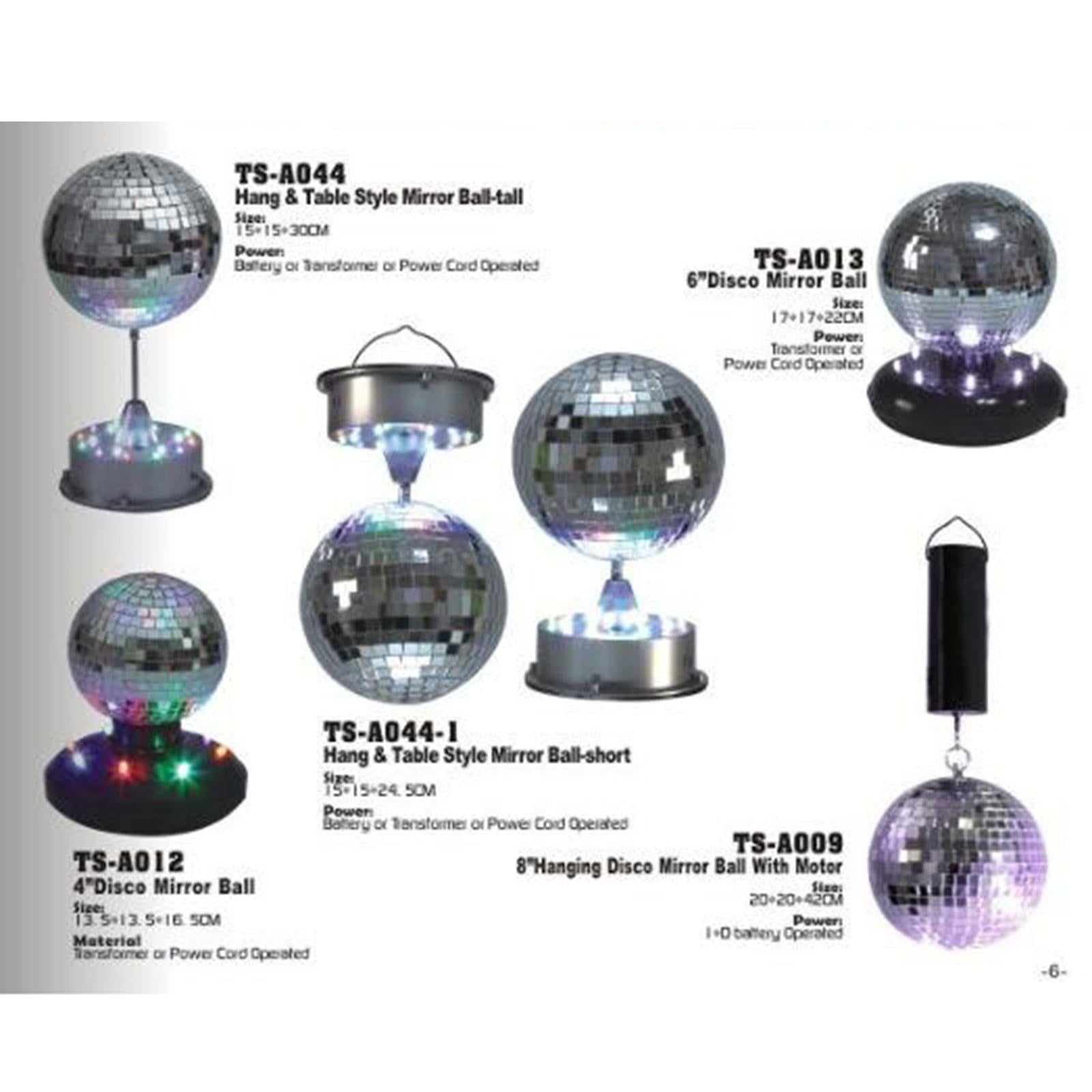 Rotating Mirror Disco Ball Motor Hanging DJ Mirror Reflection Ball Lighting Motor A