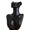 Resin Necklace Earring Display Mannequin for Women Stable Easy Use  Black