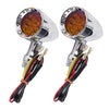 2Pcs Led Turn Signal Light 12V Motorcycle Scooter Indicators Signal  Yellow