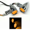 2Pcs Led Turn Signal Light 12V Motorcycle Scooter Indicators Signal  Yellow