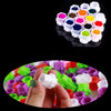 200Pcs Plastic Honeycomb Pigment Holder Tattoo Ink Cups Pink