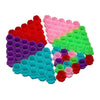 200Pcs Plastic Honeycomb Pigment Holder Tattoo Ink Cups Pink