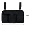 Outdoor Wheelchair Side Pouch Storage Bag Armrest Pocket Organizer Holder