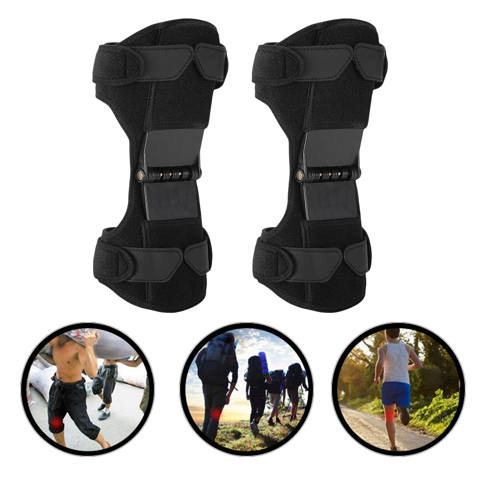 Support Brace Knee Pads Booster Sport Power Spring Force1 Set 2 Pcs