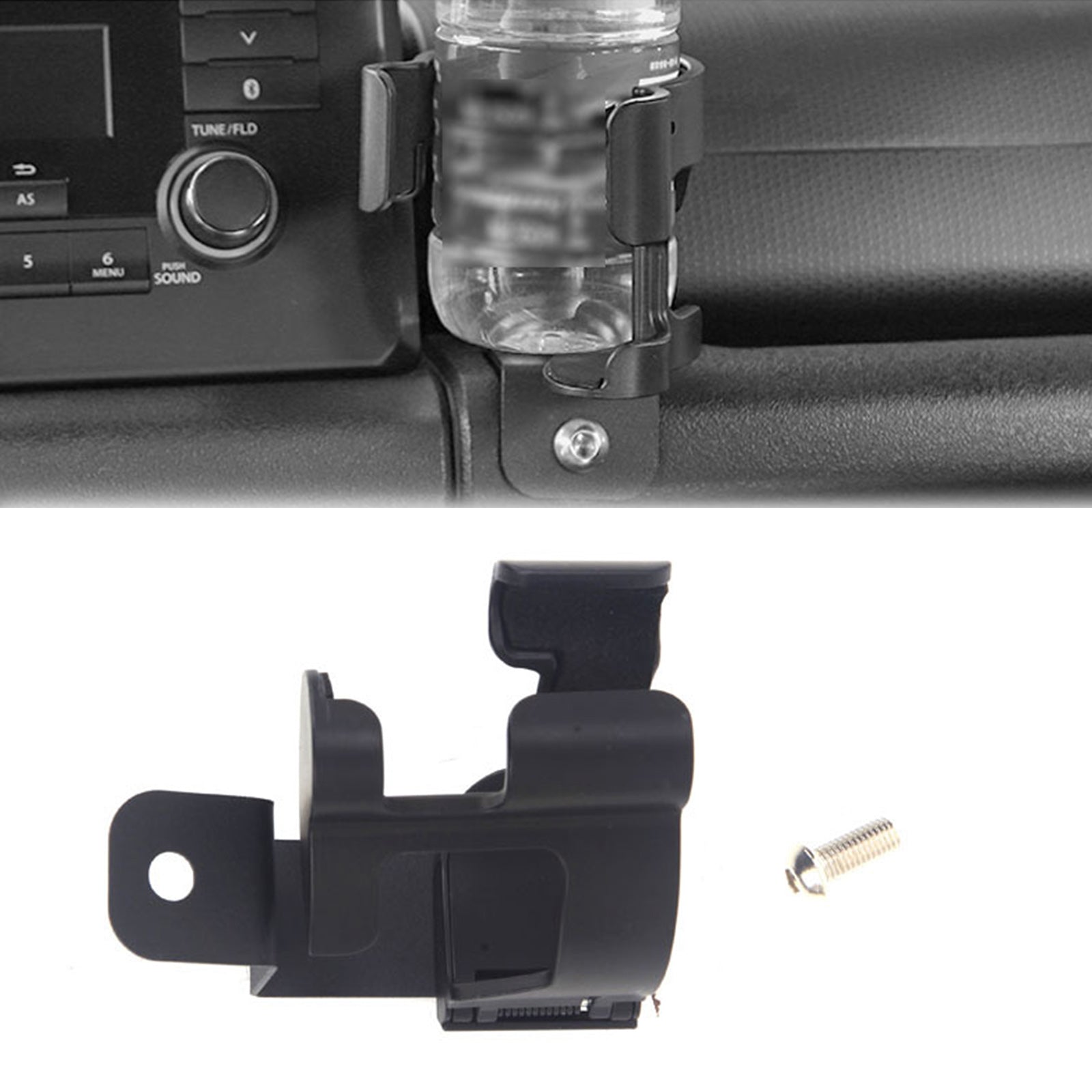 Water Cup Bracket Fix with Screws for Suzuki Jimny 2019 2020 Mobile Phone