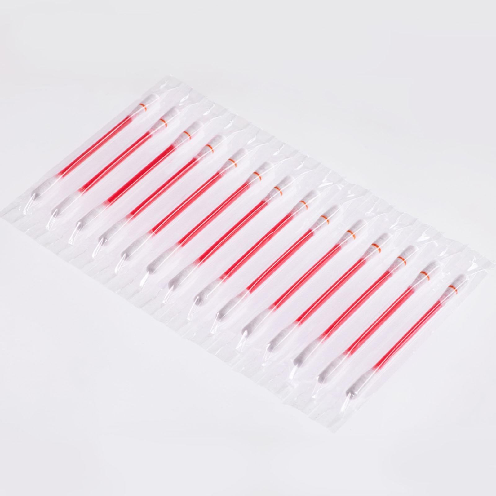 20x Lipsticks Cigarette Case Cotton Swab Lipsticks Waterproof Easy to Carry Red