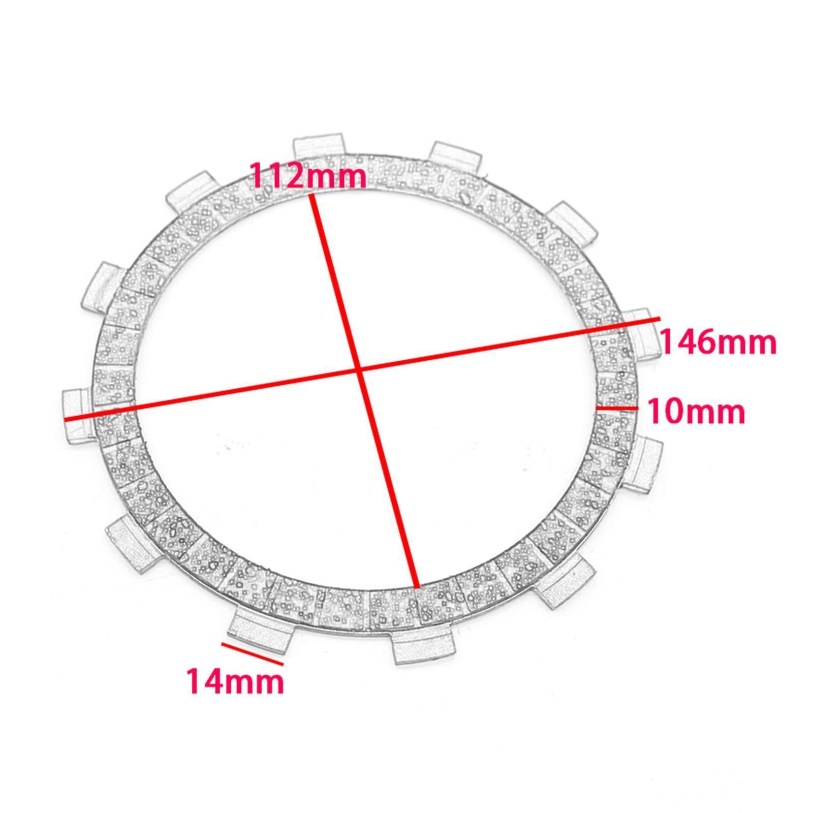 Motorcycle Clutch Friction Plates for Yamaha XJR400 FJ600 XZ550RK Cork 8 PCS