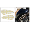 1 Pair Fuel Tank Sticker for Triumph Bobber T100 T120 Silver