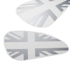 1 Pair Fuel Tank Sticker for Triumph Bobber T100 T120 Frosted Matte Silver