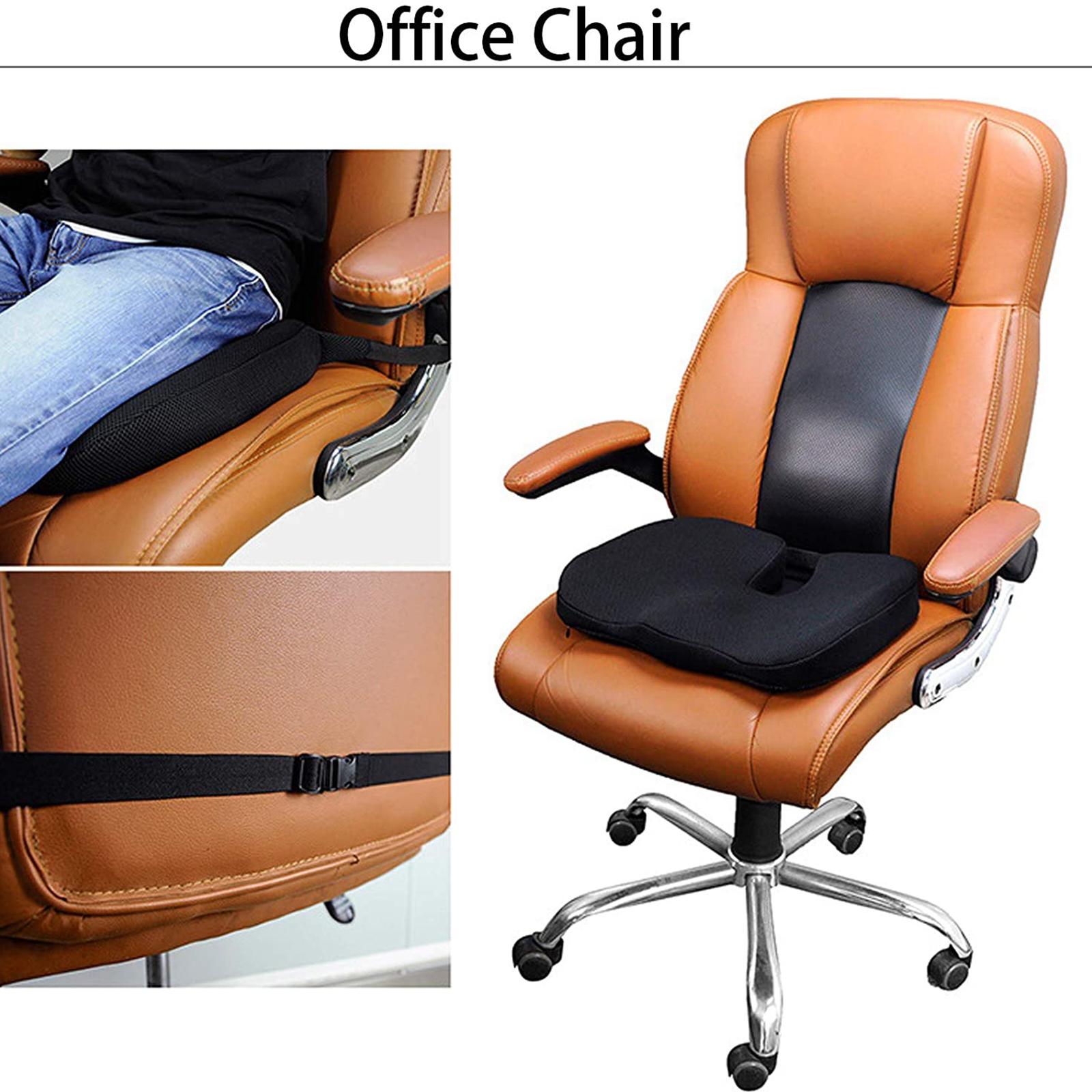 Office Desk Chair Seat Cushion Pillow Car Tailbone Relax Support Seat Pillow