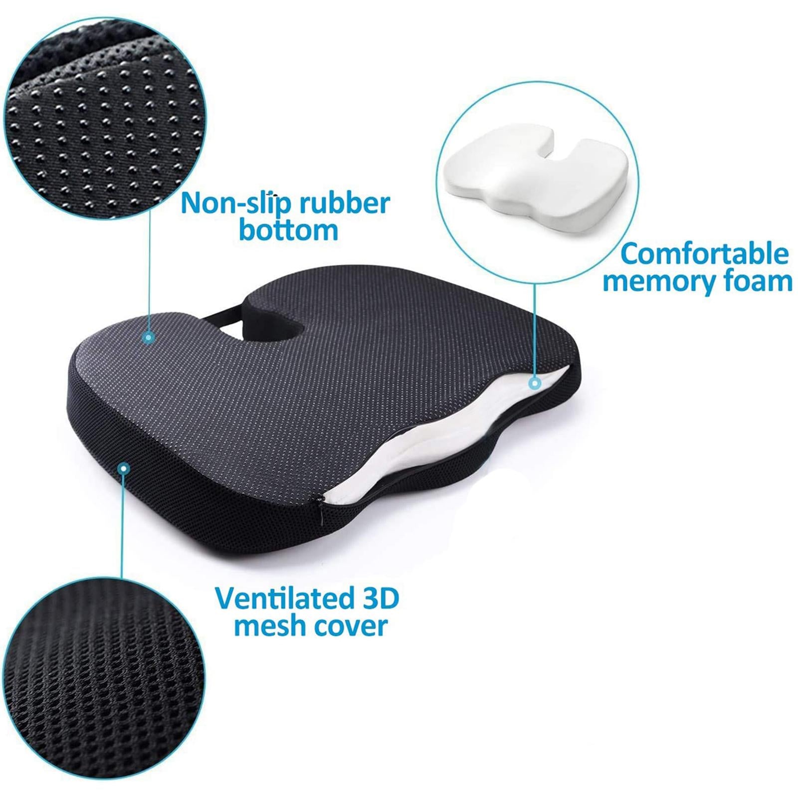 Office Desk Chair Seat Cushion Pillow Car Tailbone Relax Support Seat Pillow