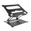 Desk Laptop Stand Adjustable Foldable Aluminum Tablet Notebook Riser Black