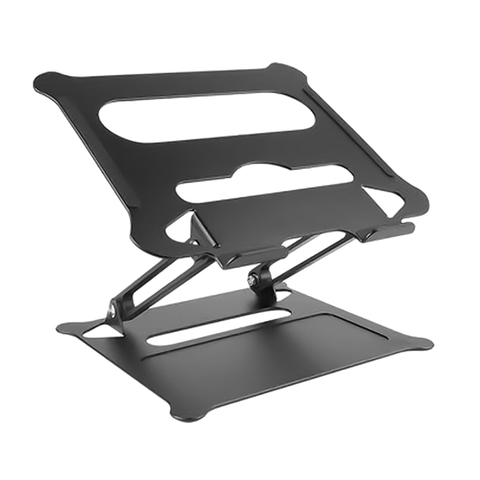 Desk Laptop Stand Adjustable Foldable Aluminum Tablet Notebook Riser Black