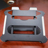 Desk Laptop Stand Adjustable Foldable Aluminum Tablet Notebook Riser Black