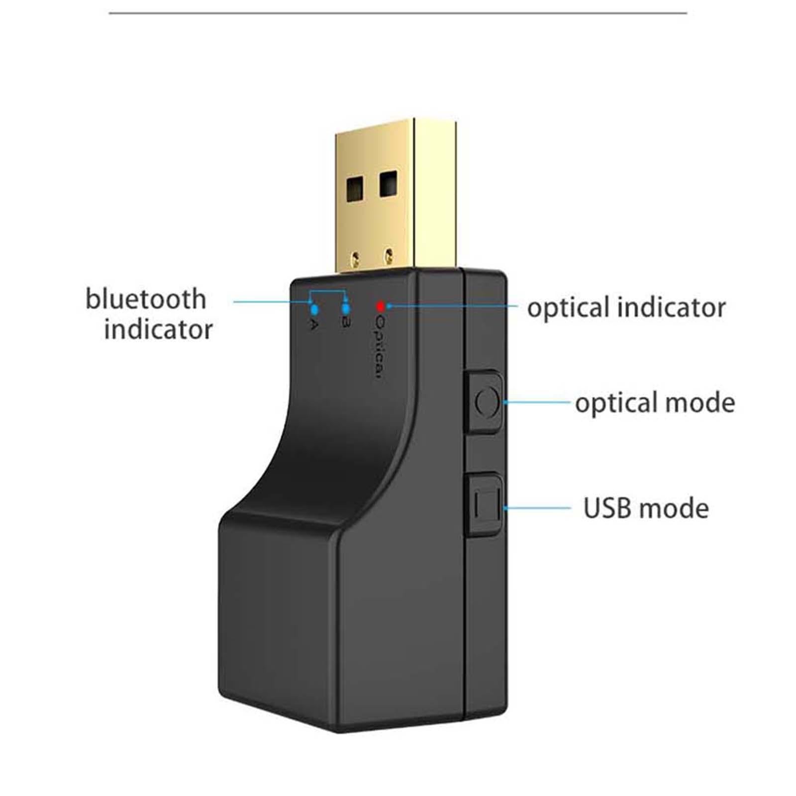 USB Bluetooth Transmitter Wireless Dual Link for Switch TV PC Home Computer