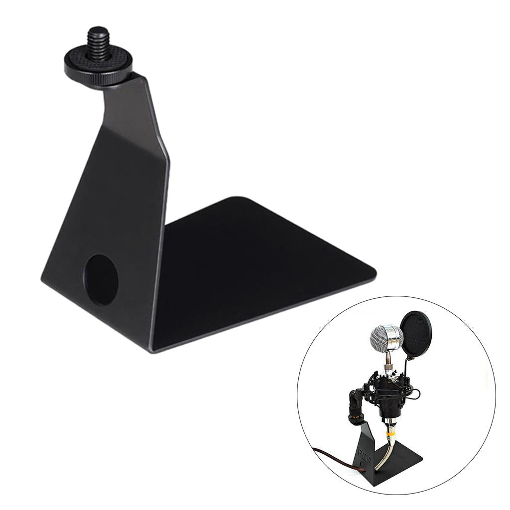 Universal Desktop Microphone Stand Table Stand Mounts for Broadcast Podcast