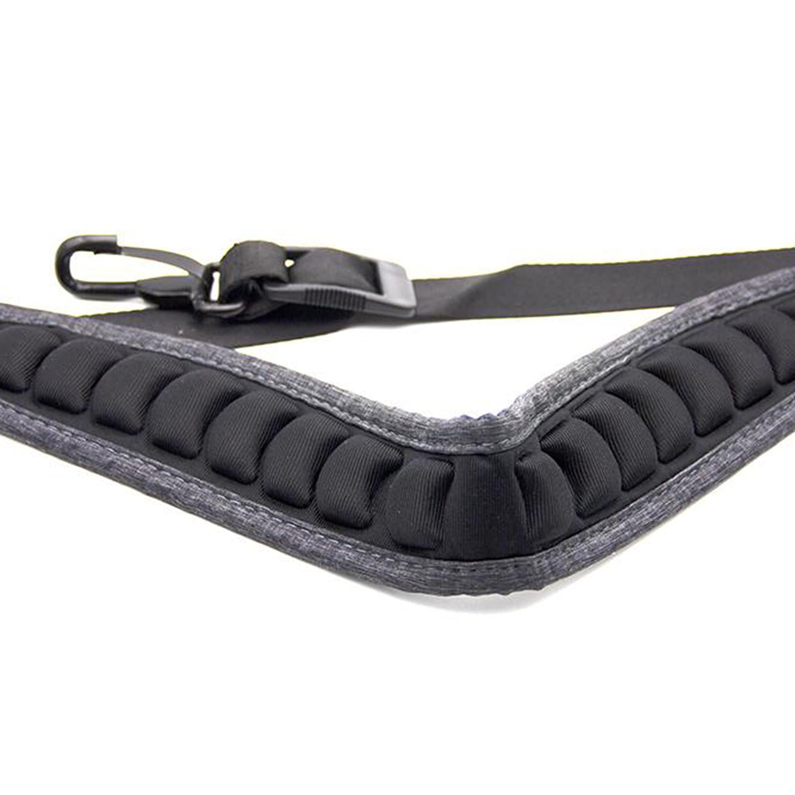 Saxophone Neck Strap Oxford Cloth Padded for Alto Tenor Baritone Soprano Dark Grey