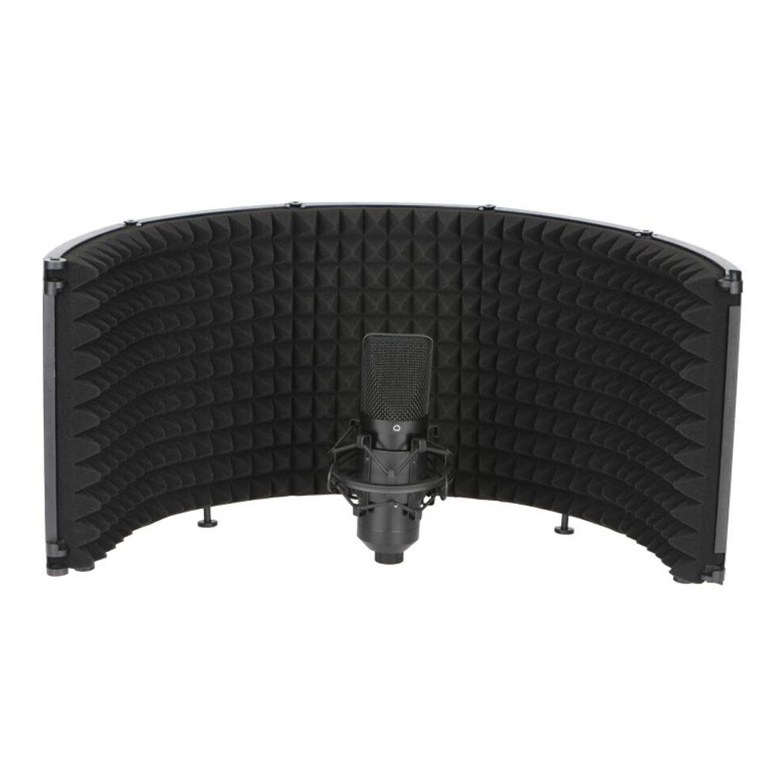 Foldable Microphone Isolation Shield Studio Recording Isolation Shield Panel