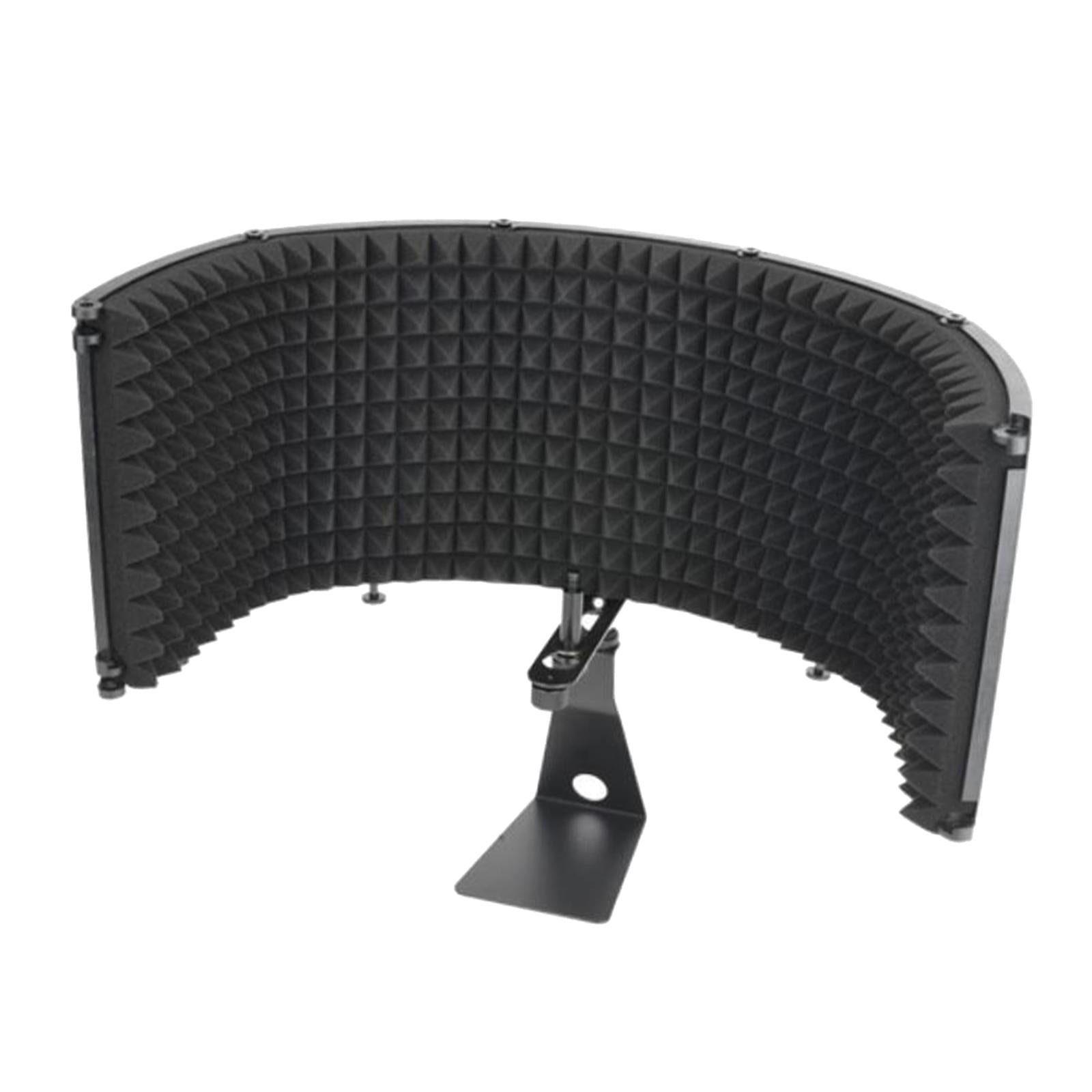 Foldable Microphone Isolation Shield Studio Recording Isolation Shield Panel