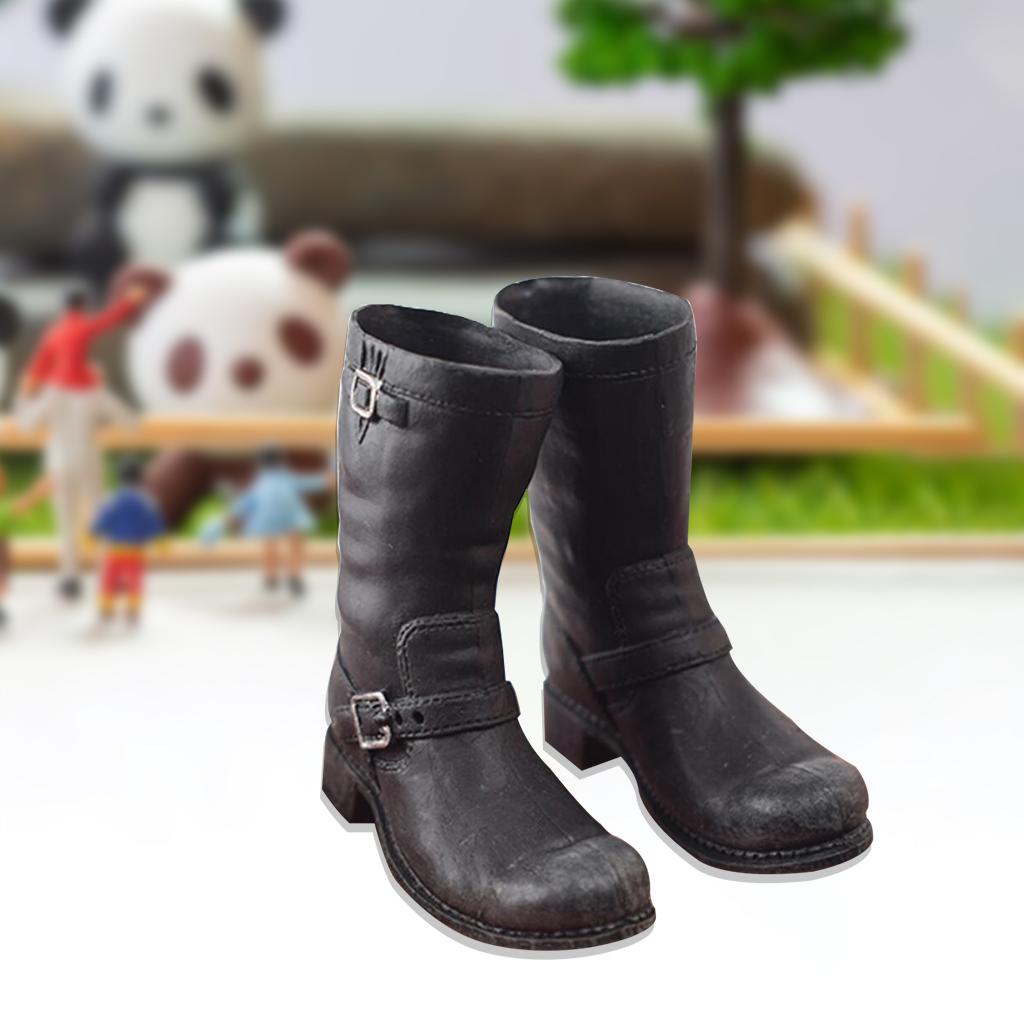 Custom 1:6 Scale Action Figure Boots for 12" Hobbyists Doll Fashion Supplies