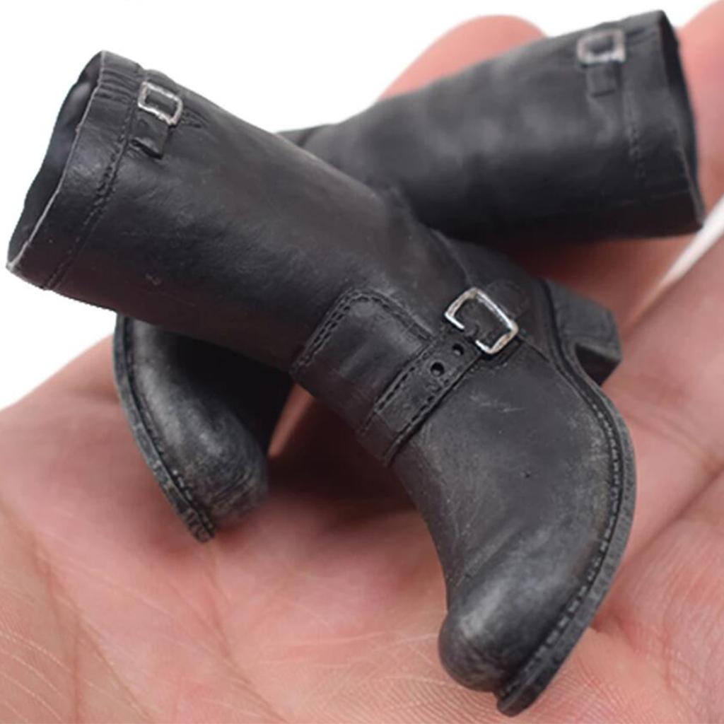 Custom 1:6 Scale Action Figure Boots for 12" Hobbyists Doll Fashion Supplies