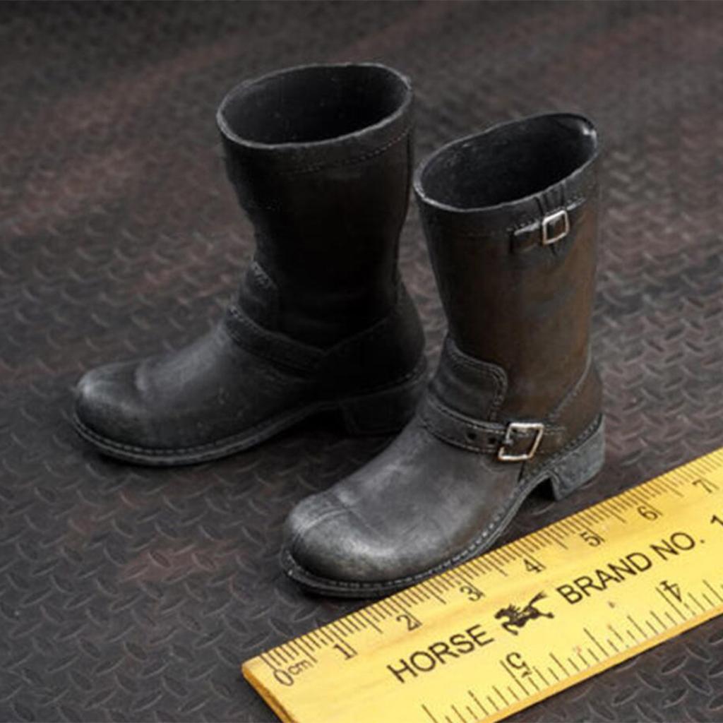 Custom 1:6 Scale Action Figure Boots for 12" Hobbyists Doll Fashion Supplies