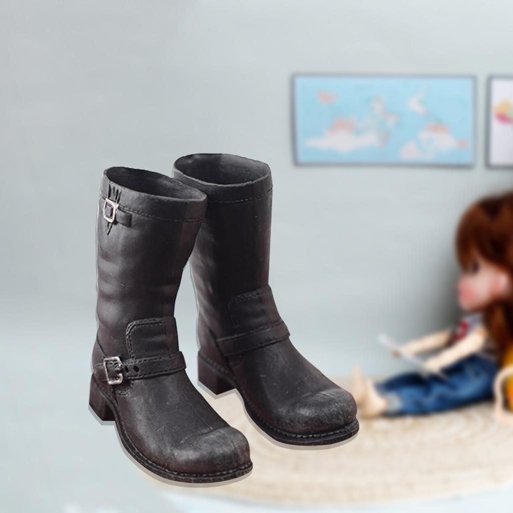 Custom 1:6 Scale Action Figure Boots for 12" Hobbyists Doll Fashion Supplies