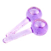 2Pc Cooling Ice Globe Ball Massage Tool Tighten Skin Reduce Puffiness Purple