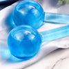 2Pc Cooling Ice Globe Ball Massage Tool Tighten Skin Reduce Puffiness Blue