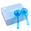 2Pc Cooling Ice Globe Ball Massage Tool Tighten Skin Reduce Puffiness Blue