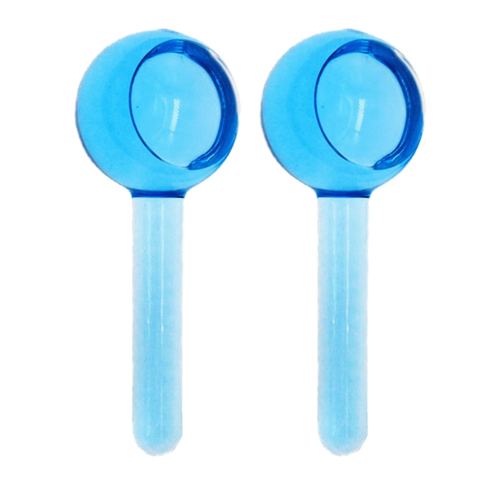 2Pc Cooling Ice Globe Ball Massage Tool Tighten Skin Reduce Puffiness Blue