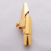 Alto Saxophone Mouthpiece with Ligature and Cap for Beginners Golden  Size 6