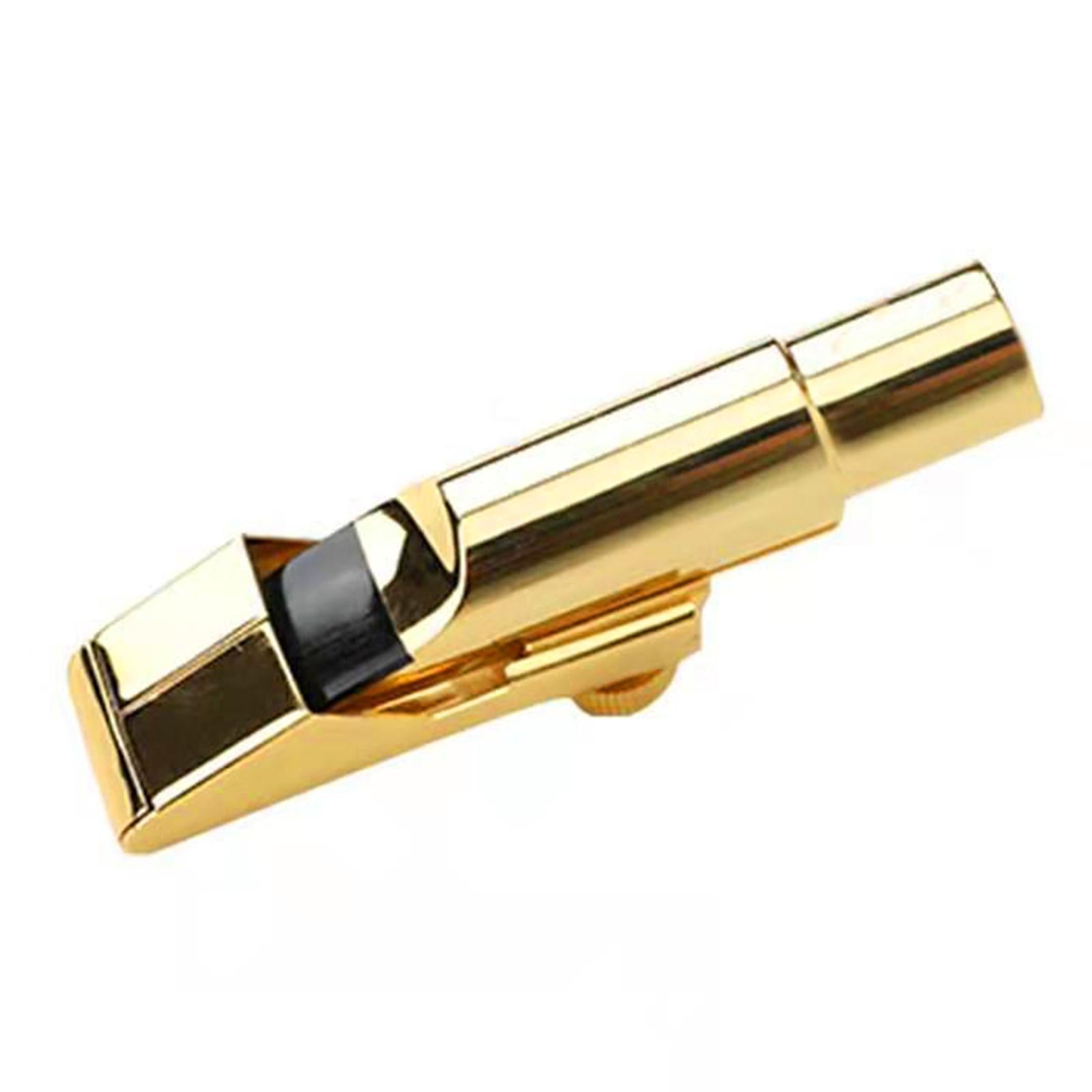 Alto Saxophone Mouthpiece with Ligature and Cap for Beginners Golden  Size 6